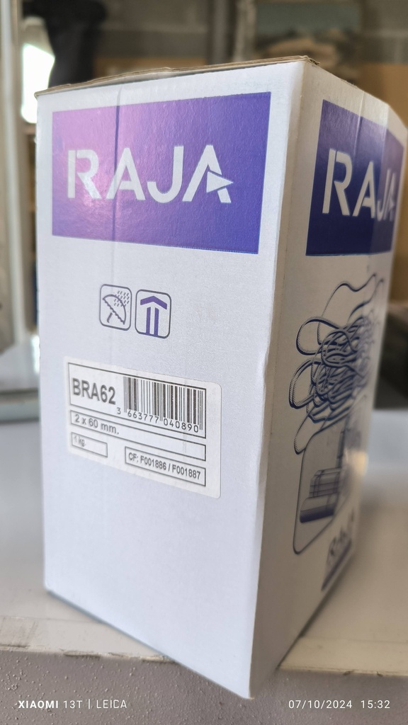 Elastiques Raja 2x60mm 1kg