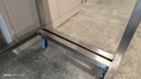 Table inox sur roulettes