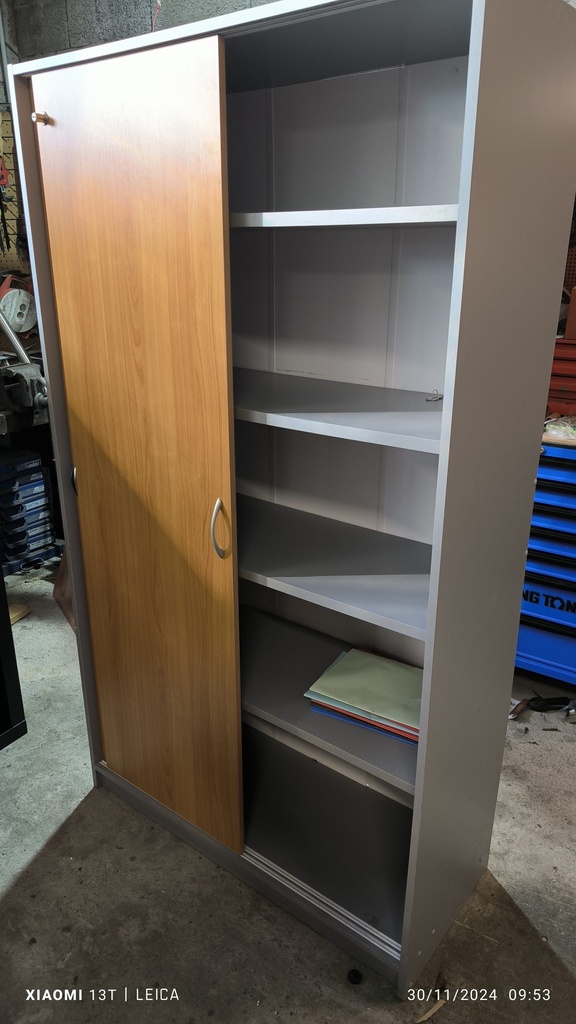 Armoire haute 310 bois 2 portes