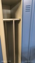 Bloc vestiaires 3 portes bleu à cadenas