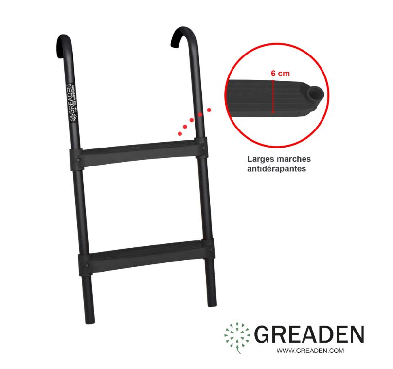 Echelle pour trampoline