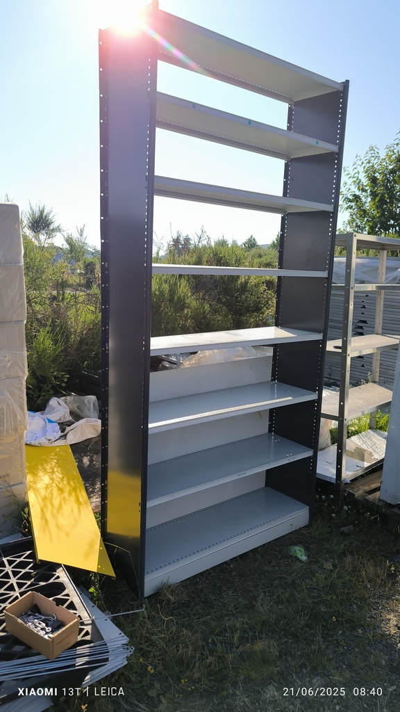 Racks/étagères 360x36x250cm (lxpxh)
