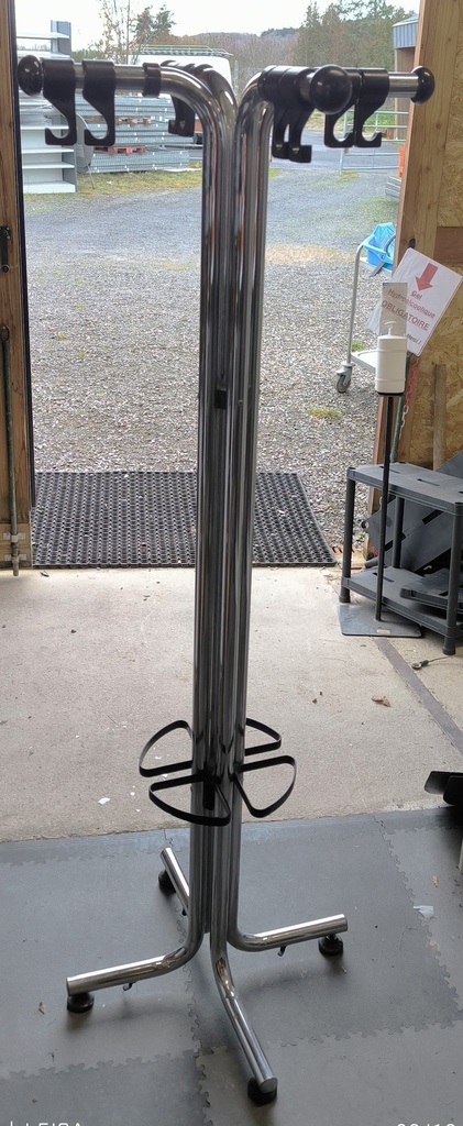 Perroquet porte manteau Métal