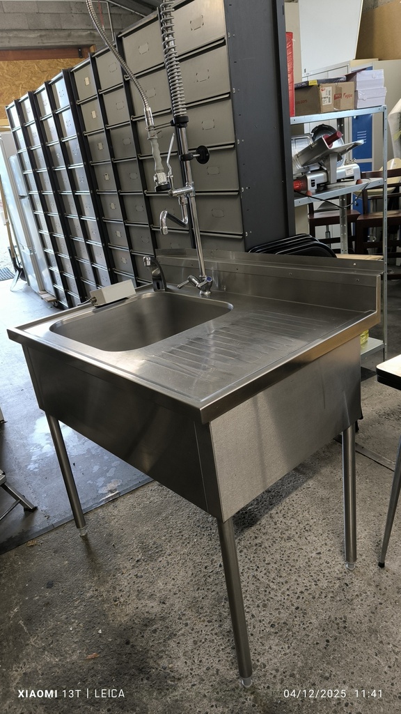 Plonge 1 bac / Egouttoir / Douchette