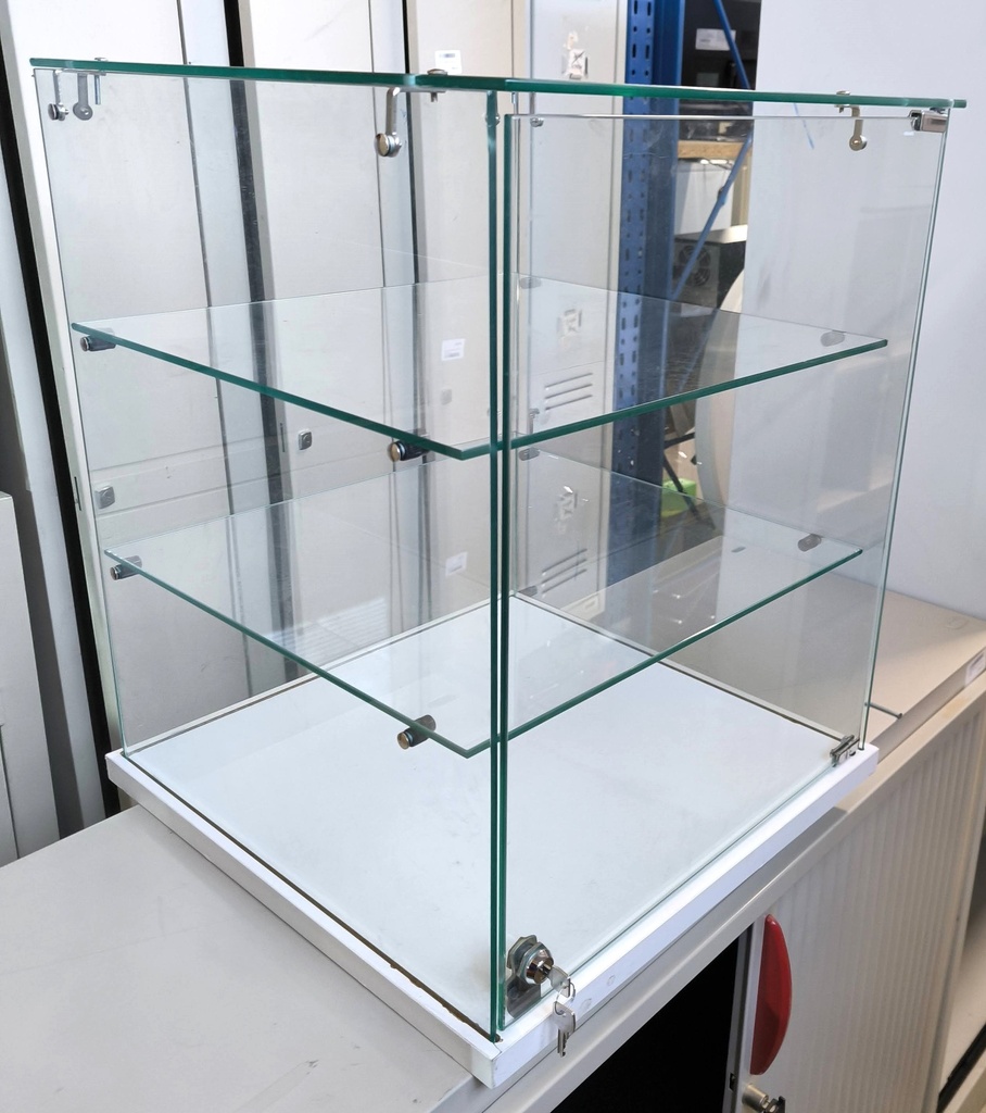 Vitrine verre et bois 50x50xh60cm