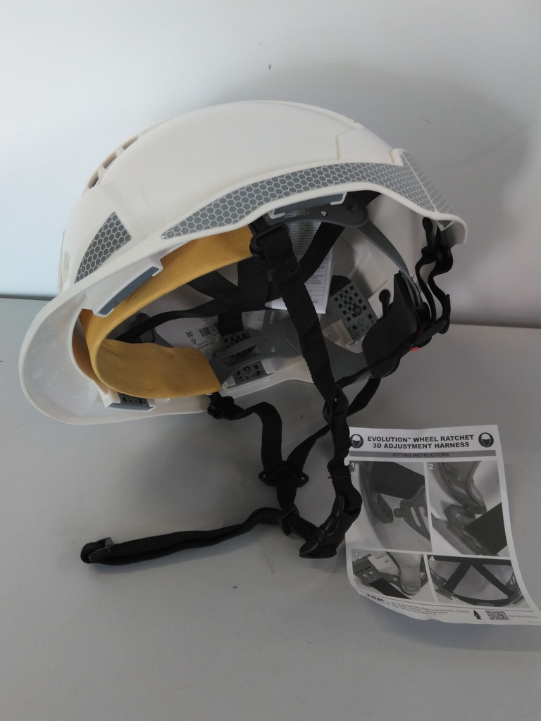 Casque de chantier blanc