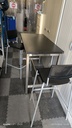 Table Ikea UTSBY + tabourets