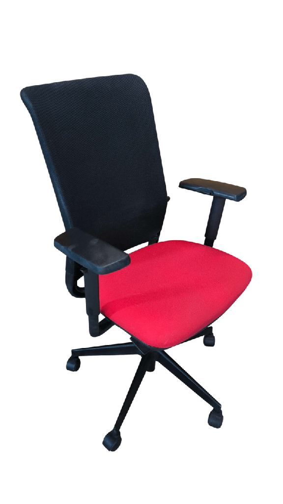 Fauteuil direction rouge/noir n°17