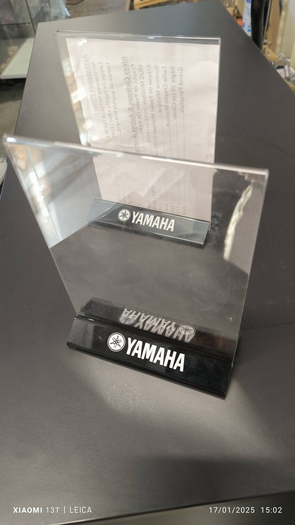 Porte affichette "Yamaha"