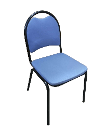 [R2E2B2] Chaise de réunion bleue