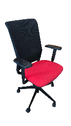 [Z4] Fauteuil direction rouge/noir n°20