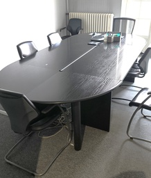 [R1Y] Grande table de réunion noire