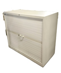 Armoire basse 399 à rideaux horizontaux